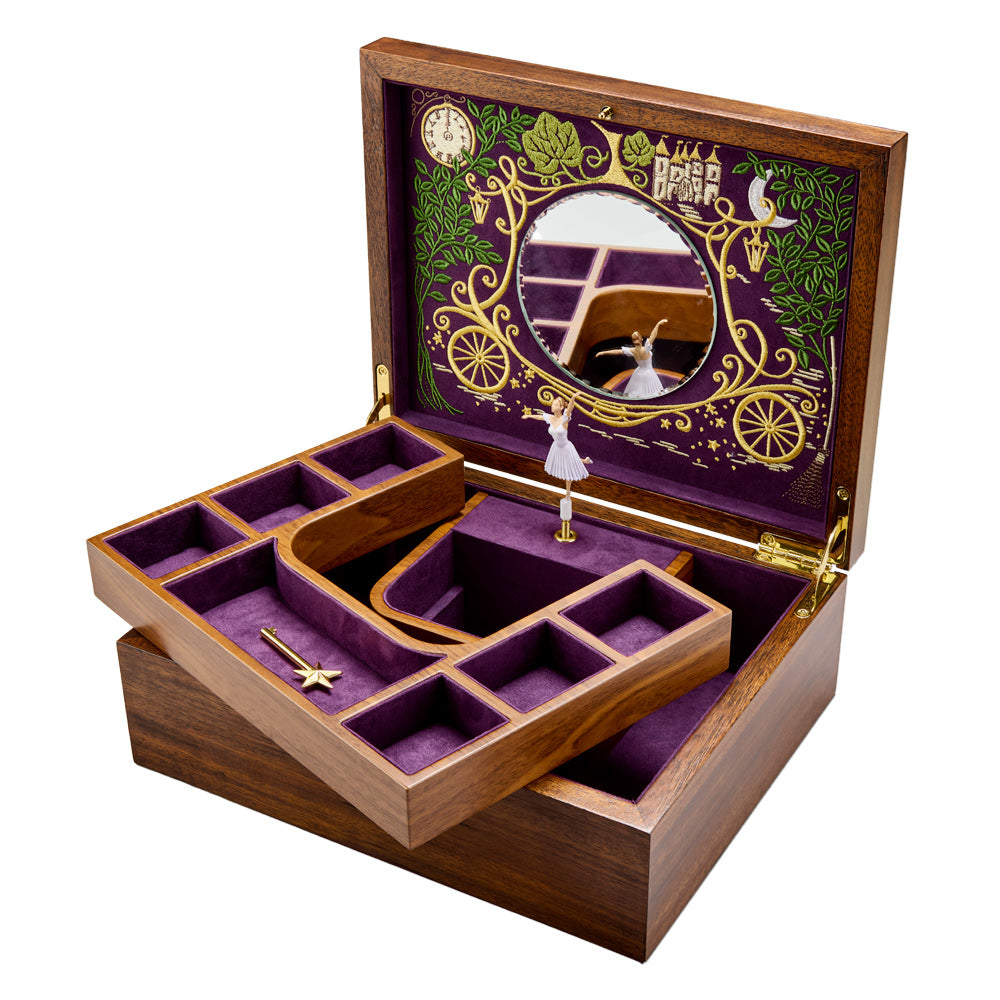 WOLF 'Cinderella' Musical Jewellery Box - Limited Edition