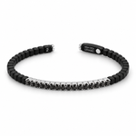 Demeglio Dado Cuff Bracelet Matte Black & Black Diamonds