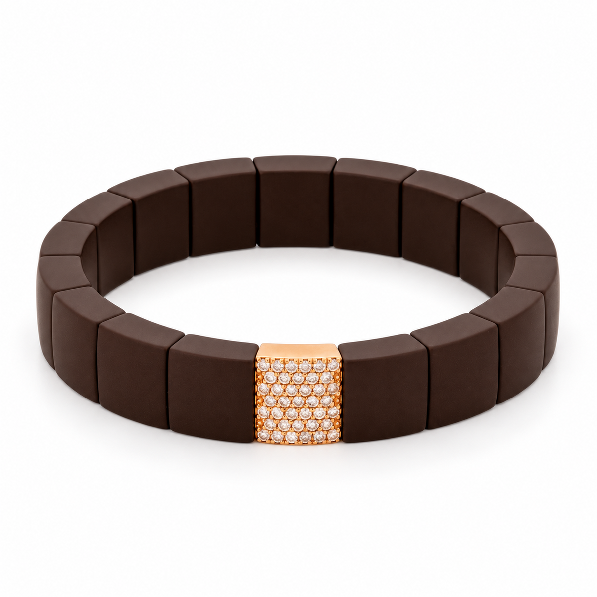 Demeglio Domino Ceramic & Diamond Bracelet