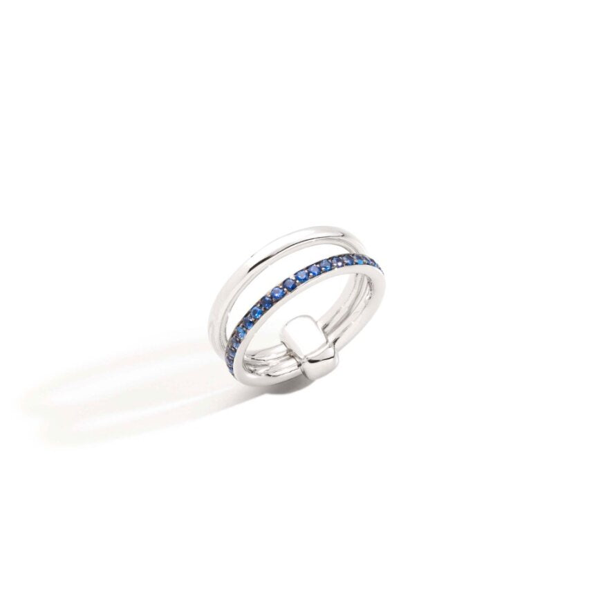 Pomellato ‘Together’ White Gold & Blue Sapphire Ring