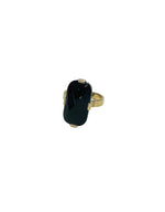 9ct Yellow Gold Onyx Dress Ring - Aurum Jewels