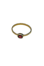 9ct Yellow Gold Oval Red Spinel Ring - Aurum Jewels