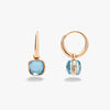 Pomellato Nudo Mini Earrings with Sky Blue Topaz