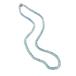 Aquamarine Gemstone Bead Necklace - Aurum Jewels