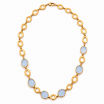 Aurum Jewels 18ct Yellow Gold Chalcedony Necklace - Aurum Jewels