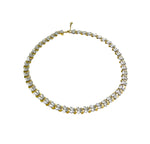 Aurum Jewels 18ct Yellow & White Gold Fancy Double Sided Butterfly Necklace - Aurum Jewels