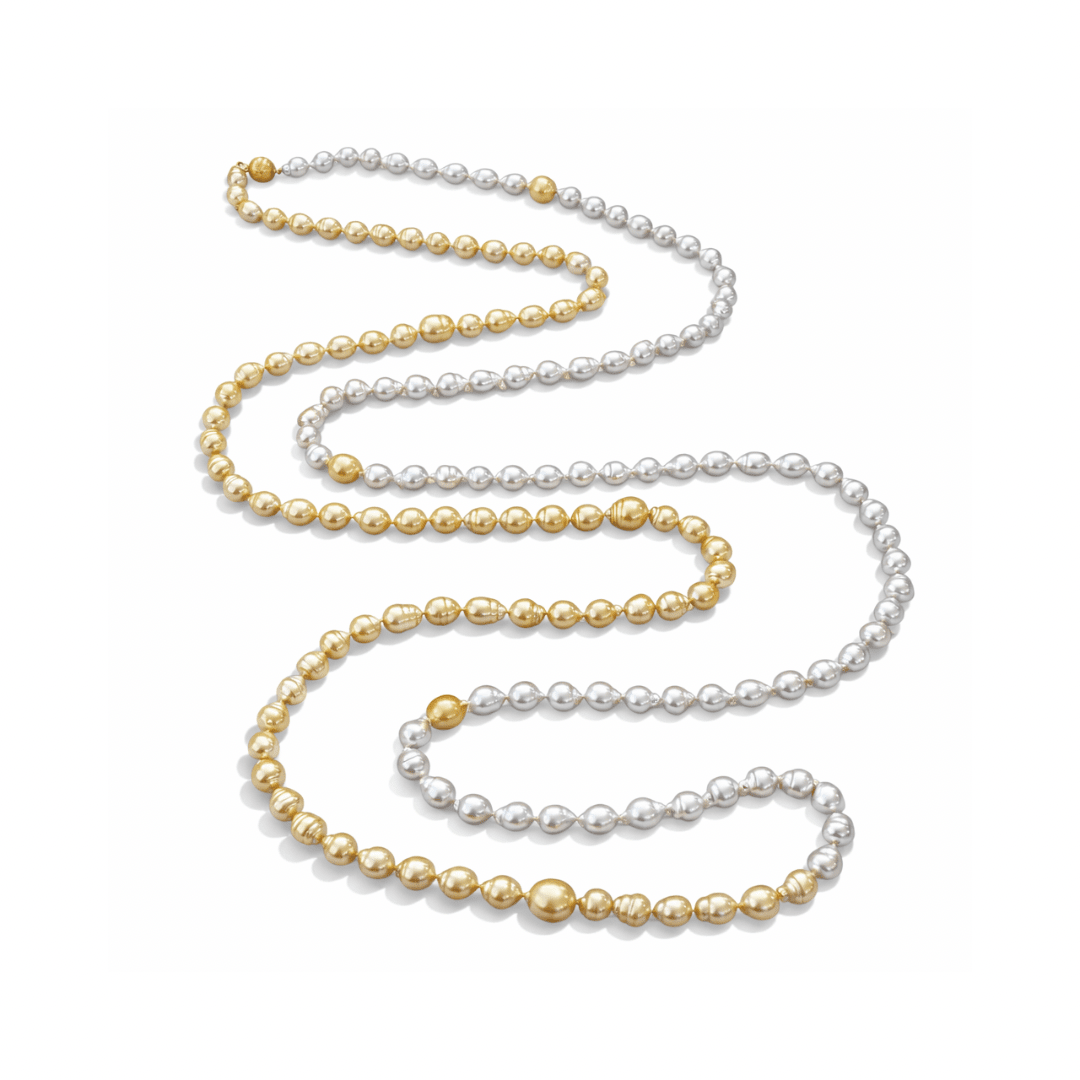 Autore Gold & White South Sea Pearl Strand - Aurum Jewels