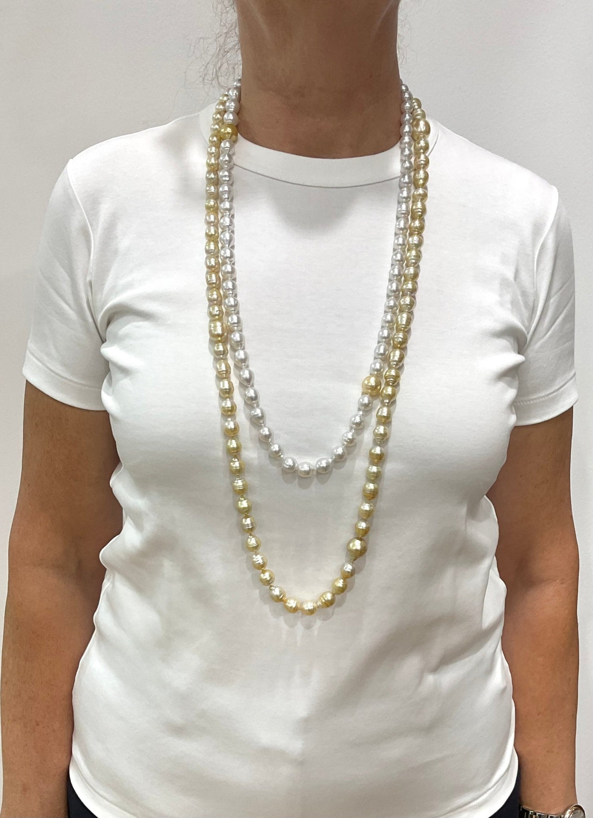 Autore Gold & White South Sea Pearl Strand - Aurum Jewels