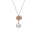 Autore ‘Orchid’ Pink Diamond & South Sea Pearl Pendant - Aurum Jewels