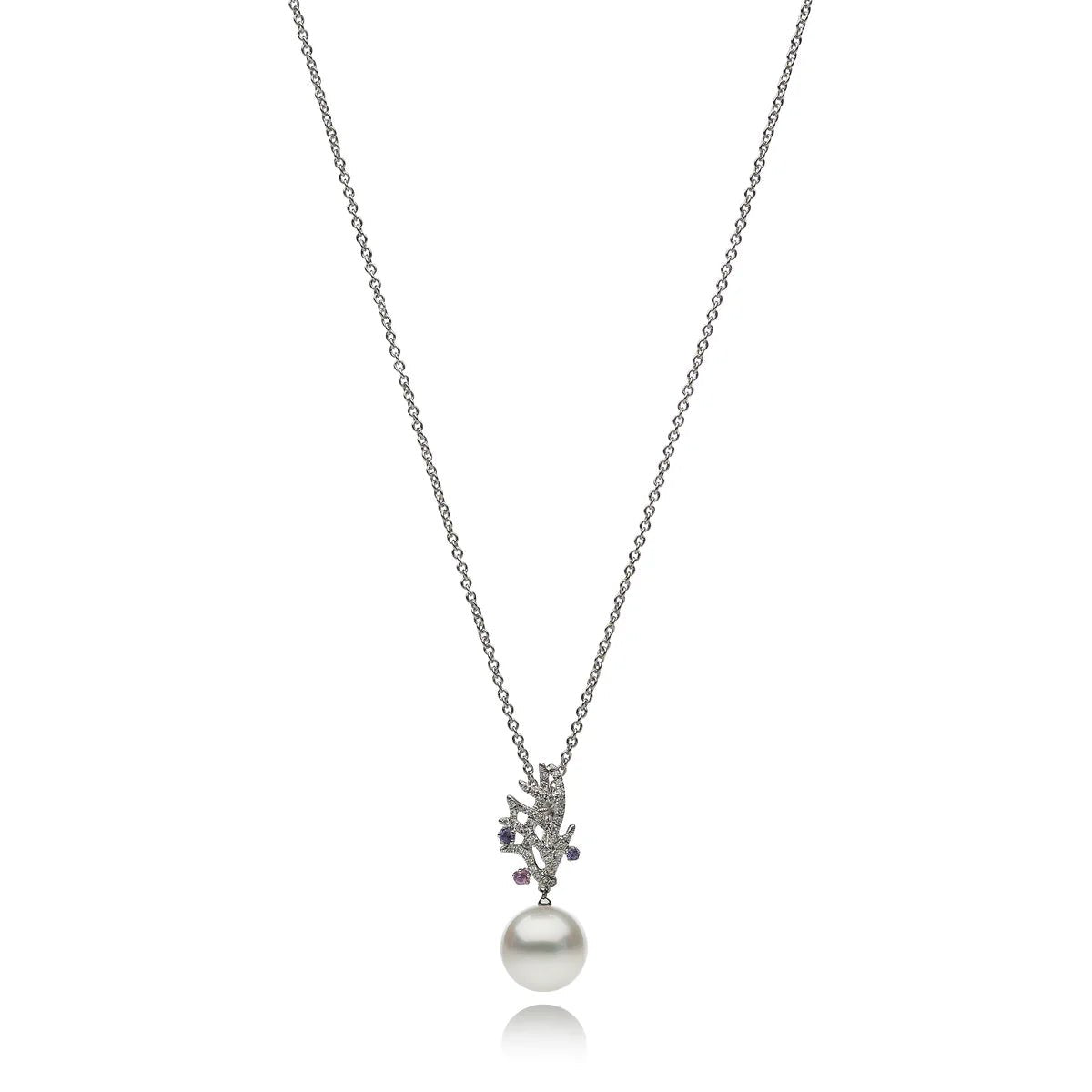 Autore Violet Coral South Sea Pearl Necklace - Aurum Jewels