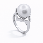 Autore White Gold ‘Orchid’ South Sea Pearl Ring - Aurum Jewels