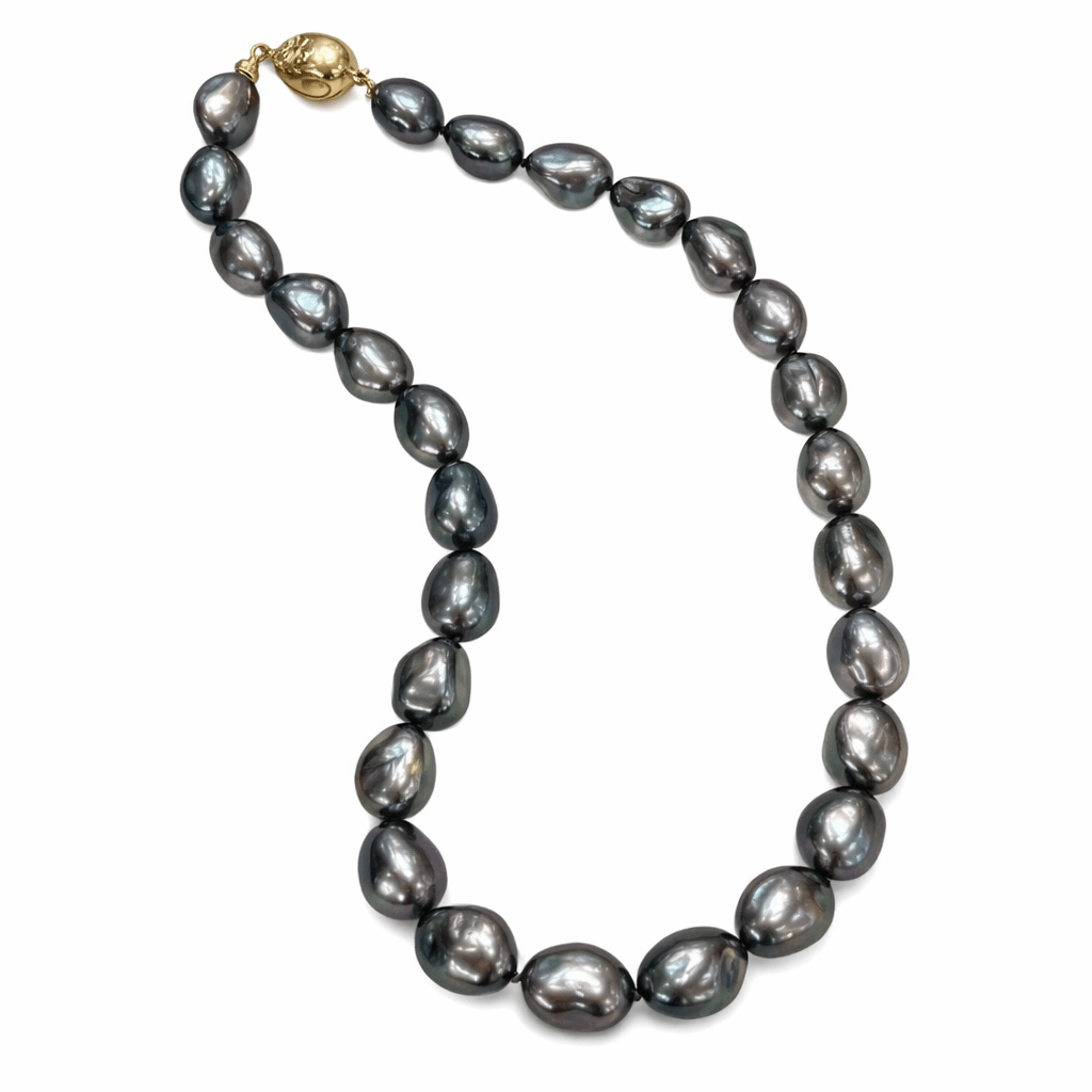 Baroque Black Tahitian Strand 11mm - 13mm - Aurum Jewels
