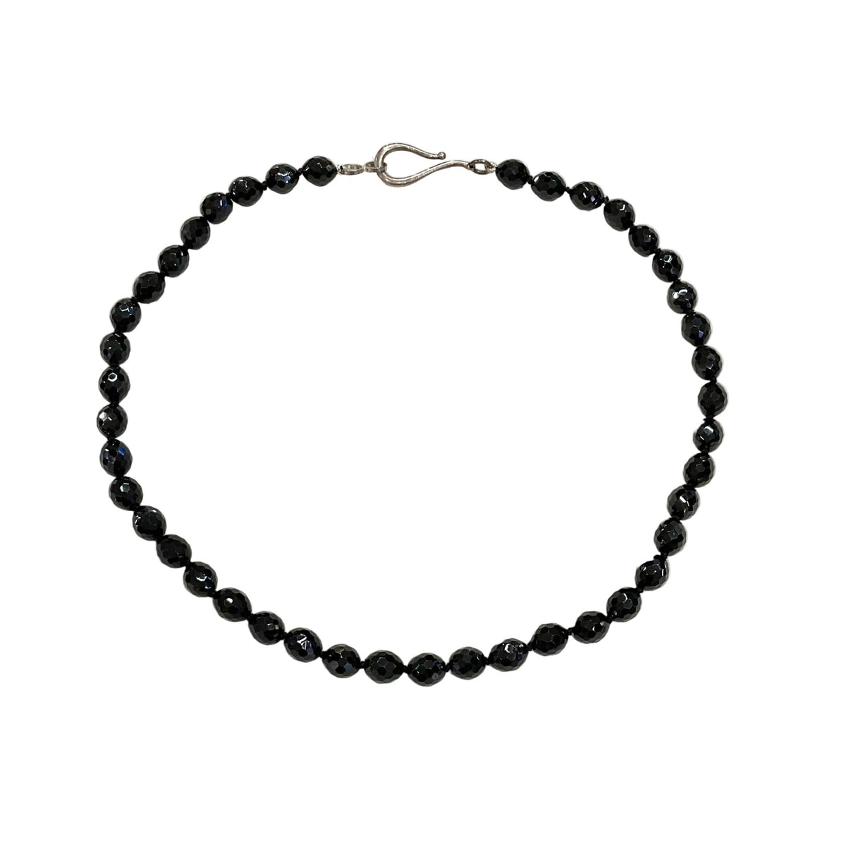 Black Spinel Bead Necklace - Aurum Jewels