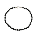 Black Spinel Bead Necklace - Aurum Jewels