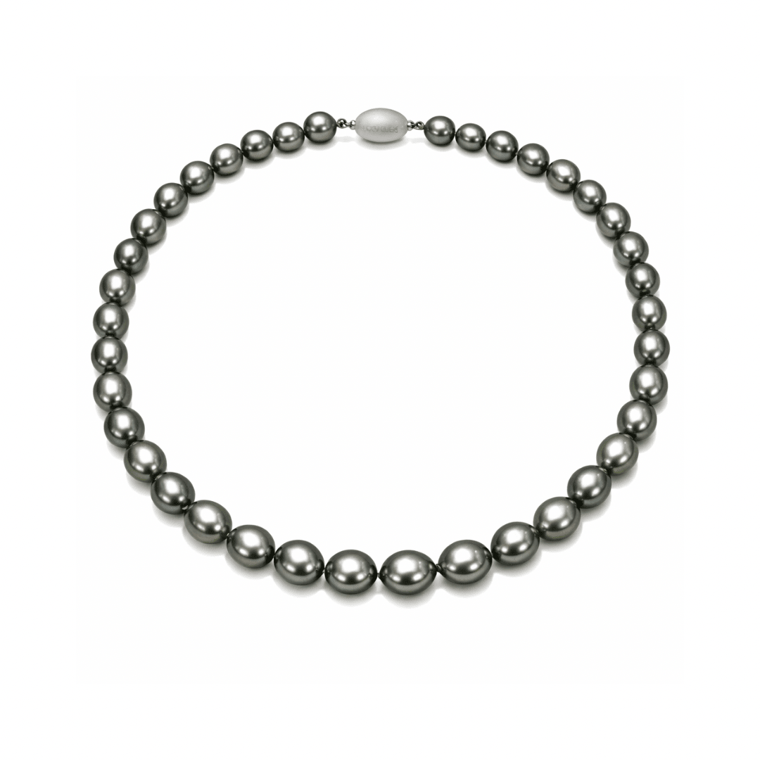 Black Tahitian Pearl Strand 8mm - 10.7mm - Aurum Jewels