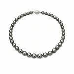 Black Tahitian Pearl Strand 8mm - 10.7mm - Aurum Jewels