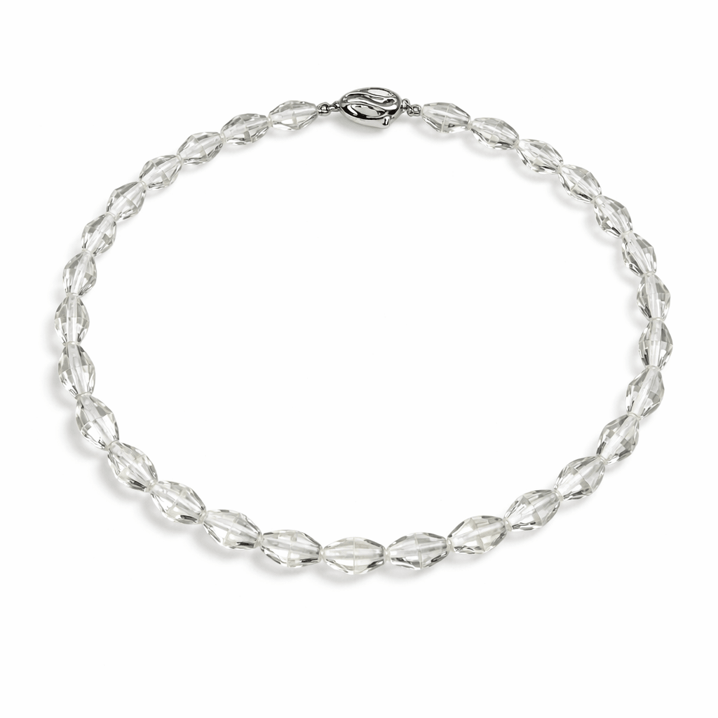 Clear Natural Topaz Beads Strand - Aurum Jewels