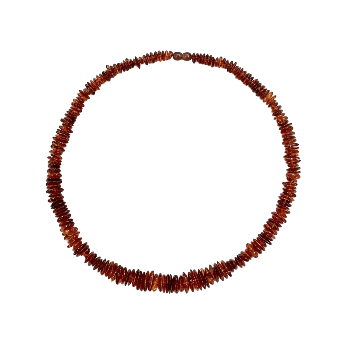 Dark Cognac Baltic Amber Strand 60cm - Aurum Jewels