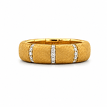 Demeglio Pura 18ct Yellow Gold Ring with Diamonds - Aurum Jewels