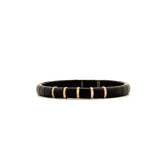 Demeglio Pura Black Matte Ceramic Bracelet & Brown Diamonds - Aurum Jewels