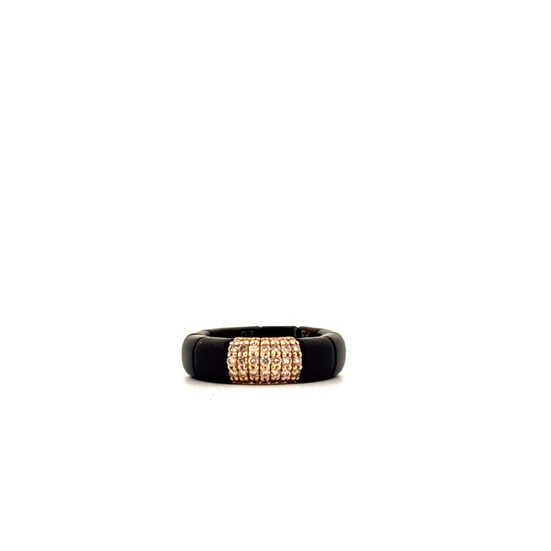 Demeglio Pura Ring with Brown Diamonds - Aurum Jewels