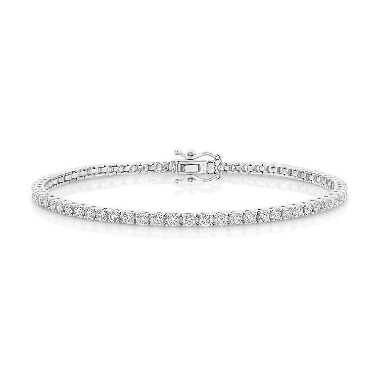 Diamond Tennis Bracelet (3.07ct) - Aurum Jewels