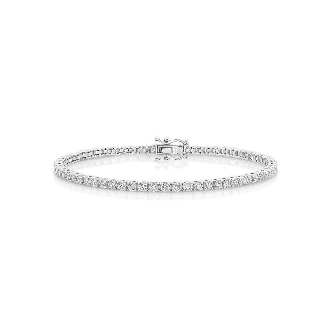 Diamond Tennis Bracelet (4.08ct) - Aurum Jewels