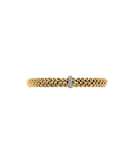 Flex’It Bracelet in Yellow Gold with Diamonds - Aurum Jewels