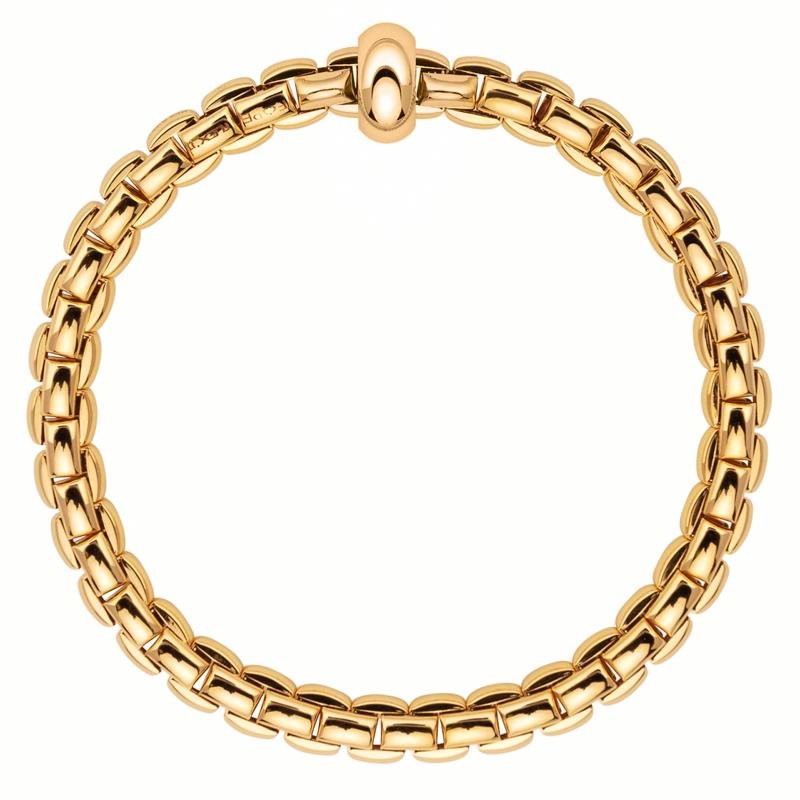 FOPE Eka 18ct Yellow Gold FlexIt Bracelet - Aurum Jewels