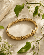 FOPE Flex’It Vendome Bracelet in Yellow Gold with Diamonds - Aurum Jewels