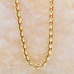 Gold Fancy Link Necklace - Aurum Jewels