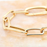 Gold Open Link Bracelet - Aurum Jewels