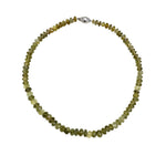 Green Beryl Gemstone Bead Necklace - Aurum Jewels