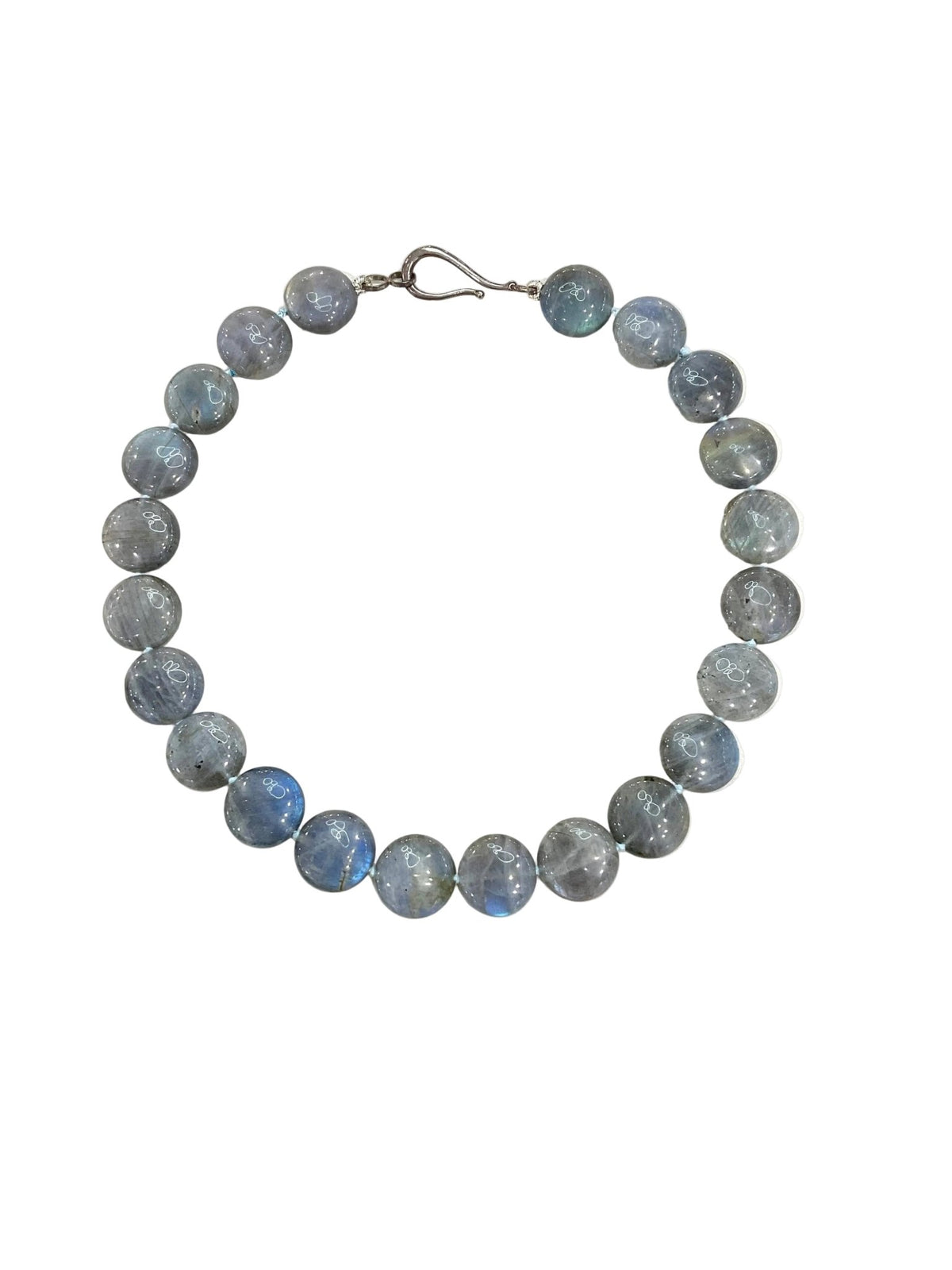 Labradorite ‘Blue Fire’ Gemstone Bead Necklace - Aurum Jewels