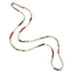 Multi Coloured Moonstone Gemstone Beads Necklace - Aurum Jewels