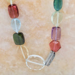 Natural ‘German Cut’ Gemstone Necklace - Aurum Jewels