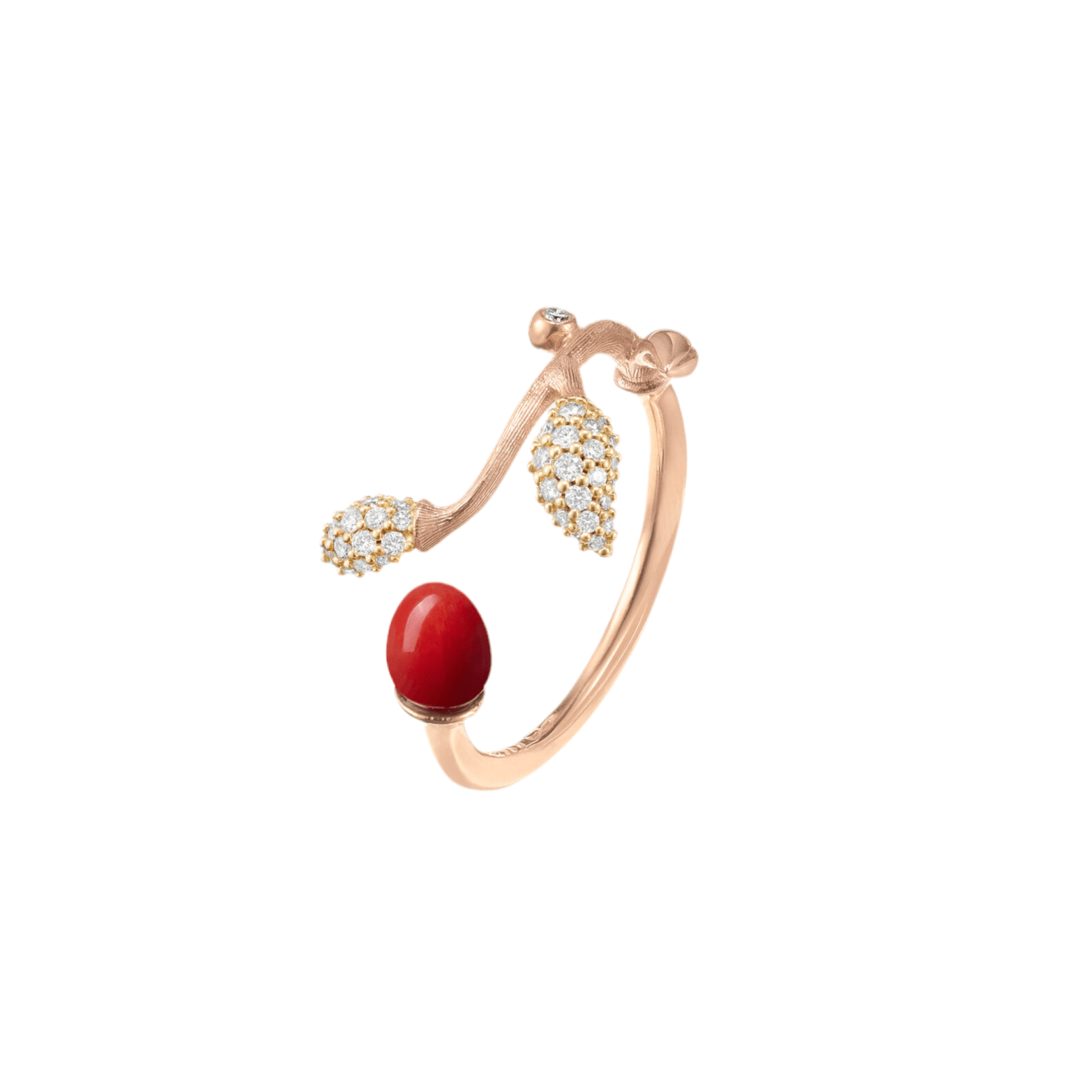 Ole Lynggaard Blooming Coral Diamond Ring– Aurum Jewels