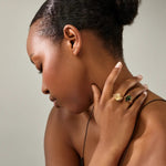 Ole Lynggaard Boho Ring with Green Tourmaline - Aurum Jewels