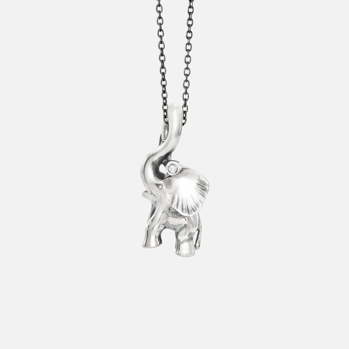 Ole Lynggaard Elephant Pendant Medium Sterling Silver - Aurum Jewels