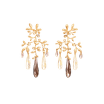 Ole Lynggaard Gipsy Earrings with Quartz, Tourmaline & Moonstones - Aurum Jewels