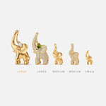 Ole Lynggaard Large Elephant Pendant with Diamonds - Aurum Jewels
