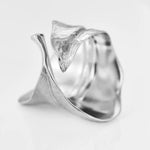Ole Lynggaard Large Silver Leaves Ring - Aurum Jewels