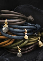 Ole Lynggaard Leather Bracelet in Brown - Aurum Jewels