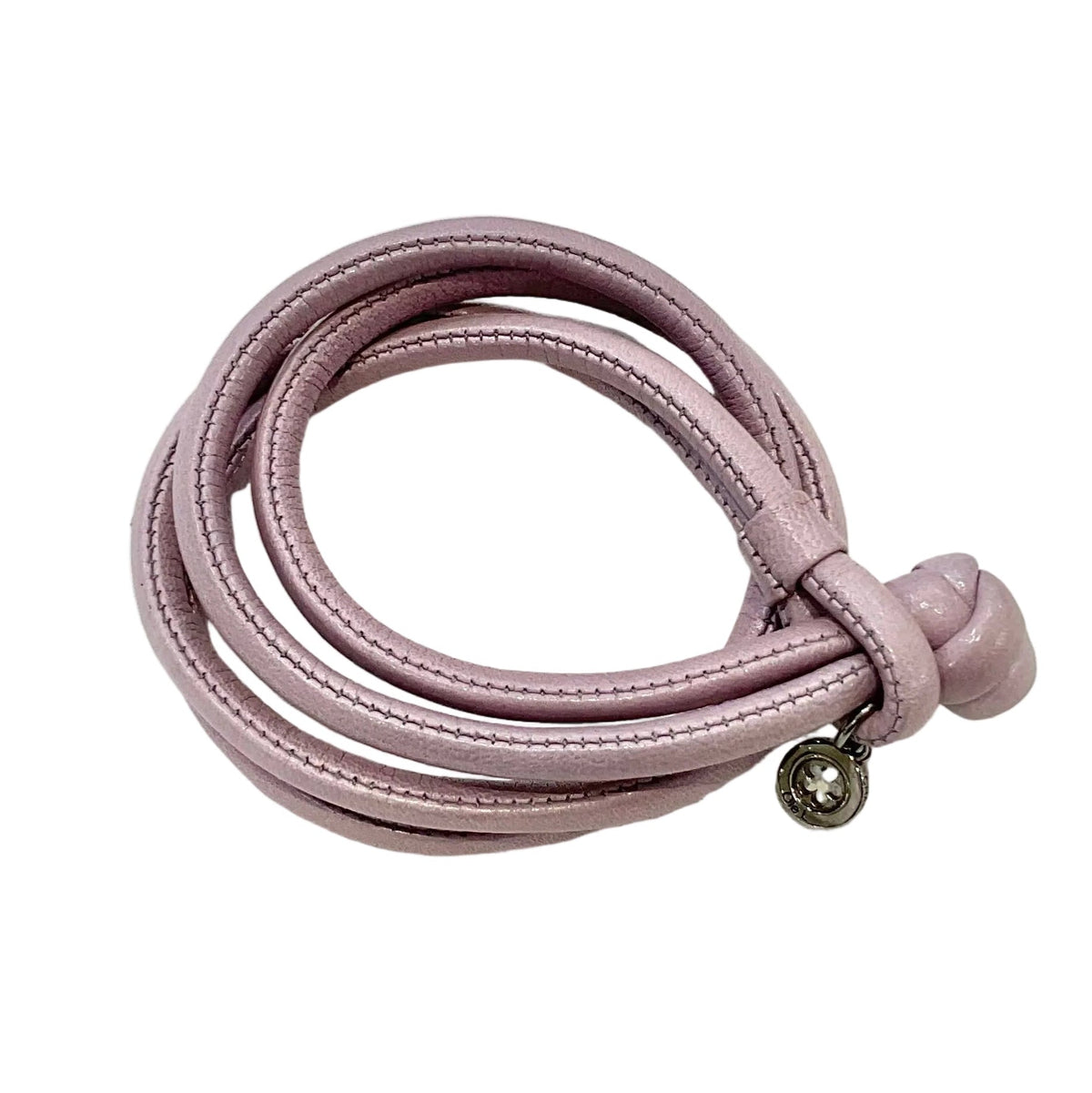 Ole Lynggaard Leather Bracelet in Lavender - Aurum Jewels