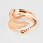 Ole Lynggaard Leaves Medium Rose Gold Ring - Aurum Jewels