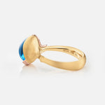 Ole Lynggaard Lotus 2 Ring Sky Blue Topaz - Aurum Jewels