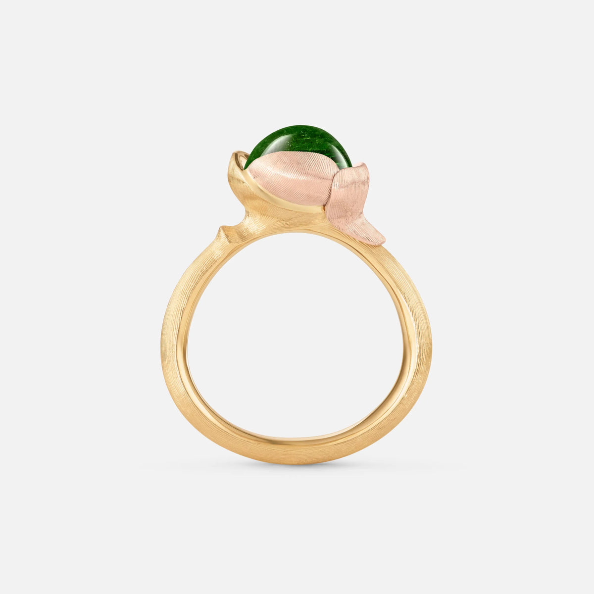 Ole Lynggaard Lotus Green Tourmaline Ring - Aurum Jewels
