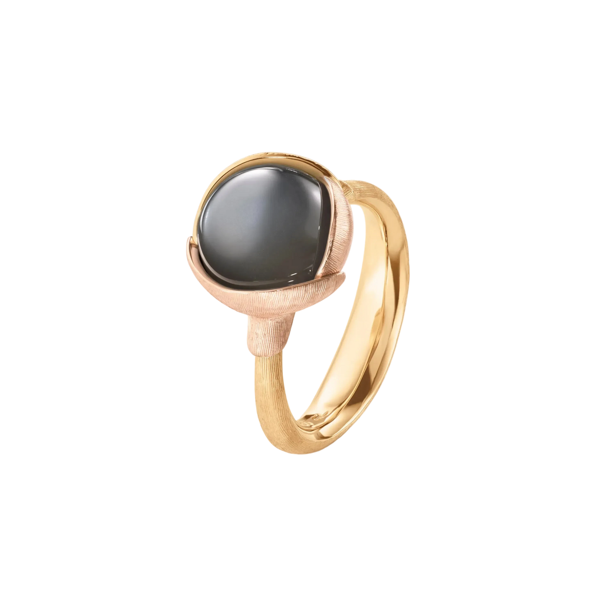 Ole Lynggaard Lotus II Grey Moonstone Ring - Aurum Jewels