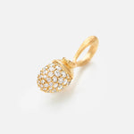 Ole Lynggaard Lotus Mini Sprout Pave Diamond Pendant - Aurum Jewels