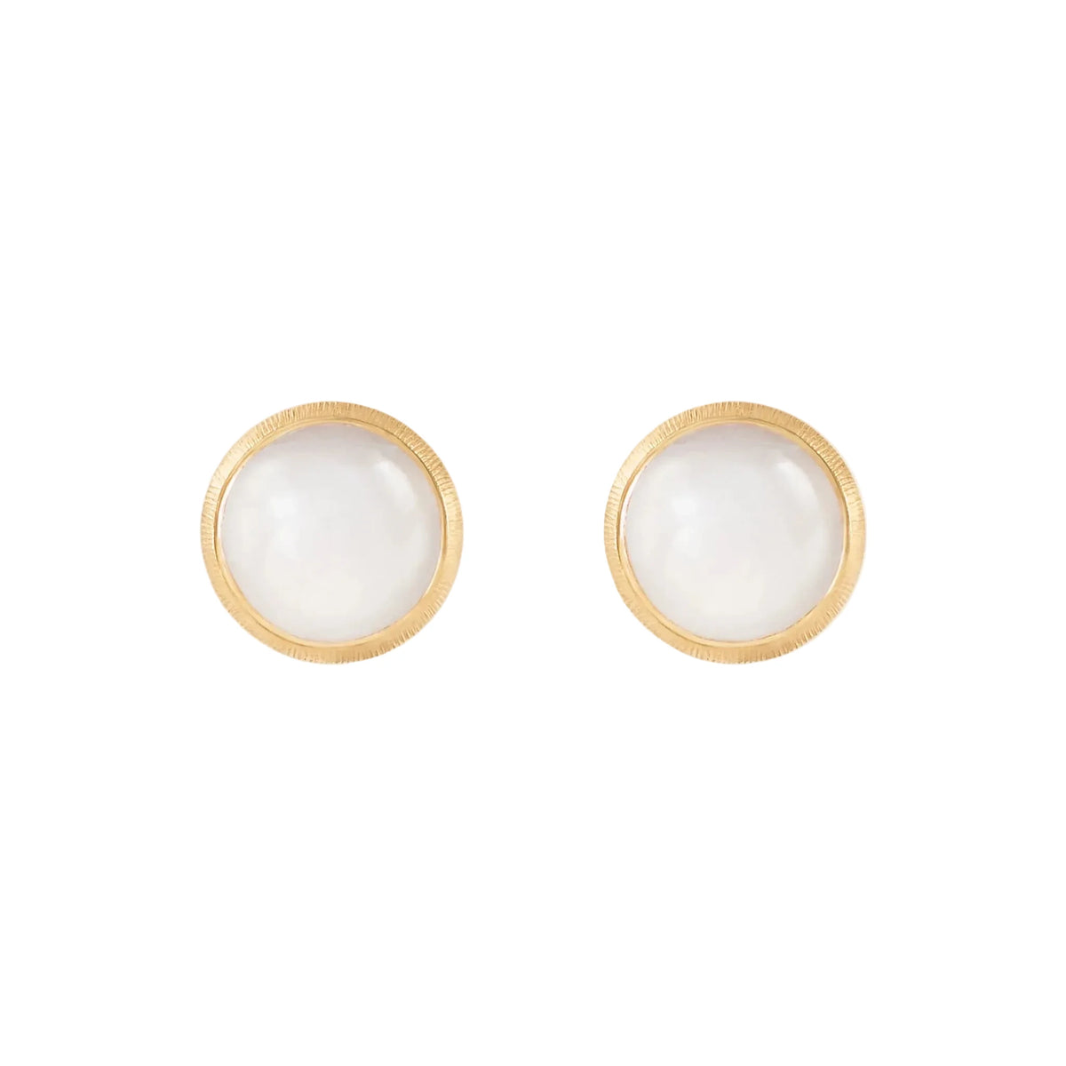 Ole Lynggaard Lotus Moonstone Studs - Aurum Jewels